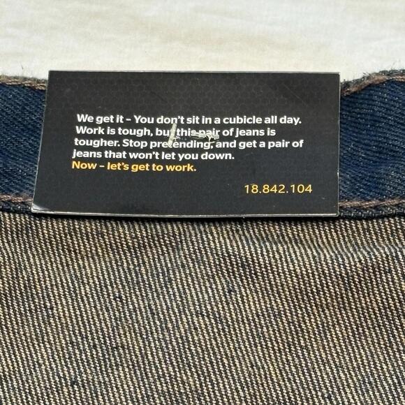 Berne 1915 Collection Relaxed Fit P423CSW Carpenter Jeans Men's 40x29 New - Picture 12 of 14
